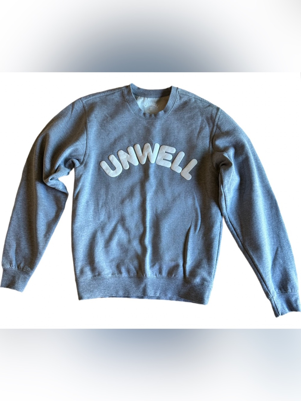 UNWELL Crewneck Sweatshirt Sport Grey Size Small